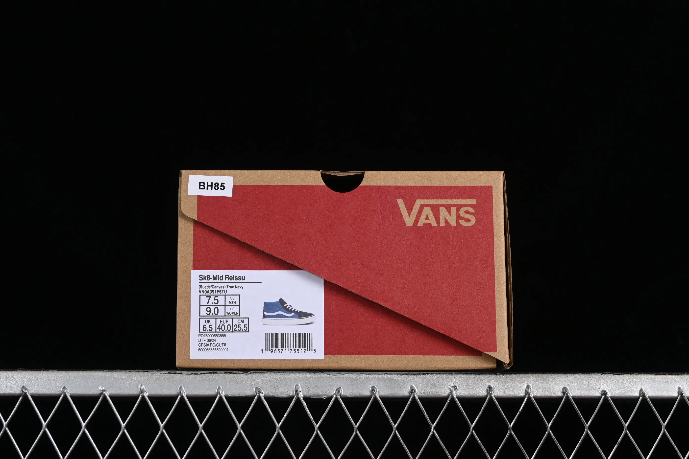 All categories Vans Vans series Vans Mid Vans China Vans Sk8-Mid Vans official navy blue mid-top retro classic casual canvas shoes VN0A391F5TU